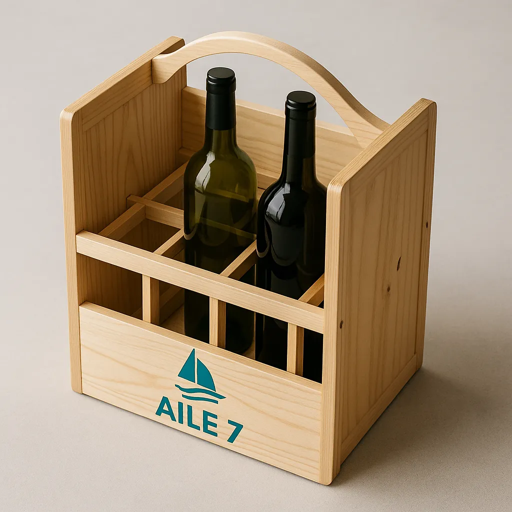 Rack à bouteilles vides